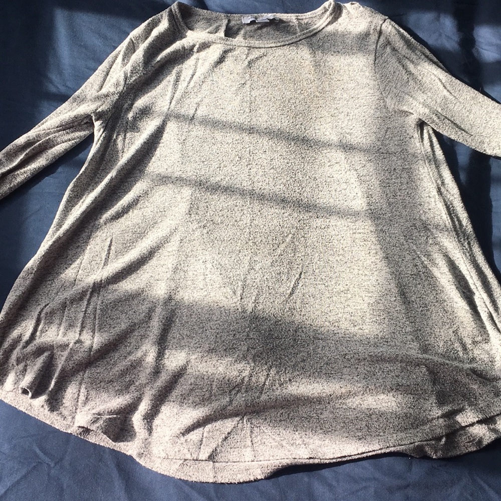 Flowy heathered sweater